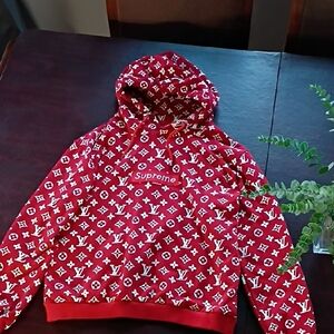 louis vuitton x supreme box logo hoodie